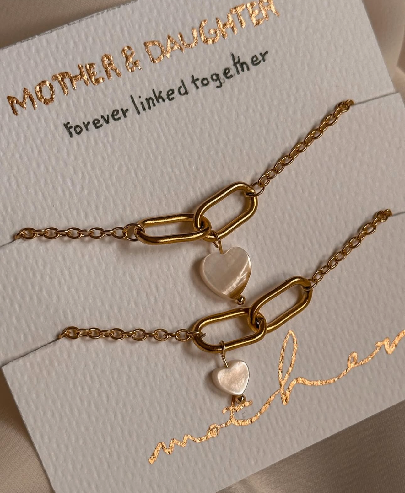 Mom and daughter, sisters or friends bracelet
