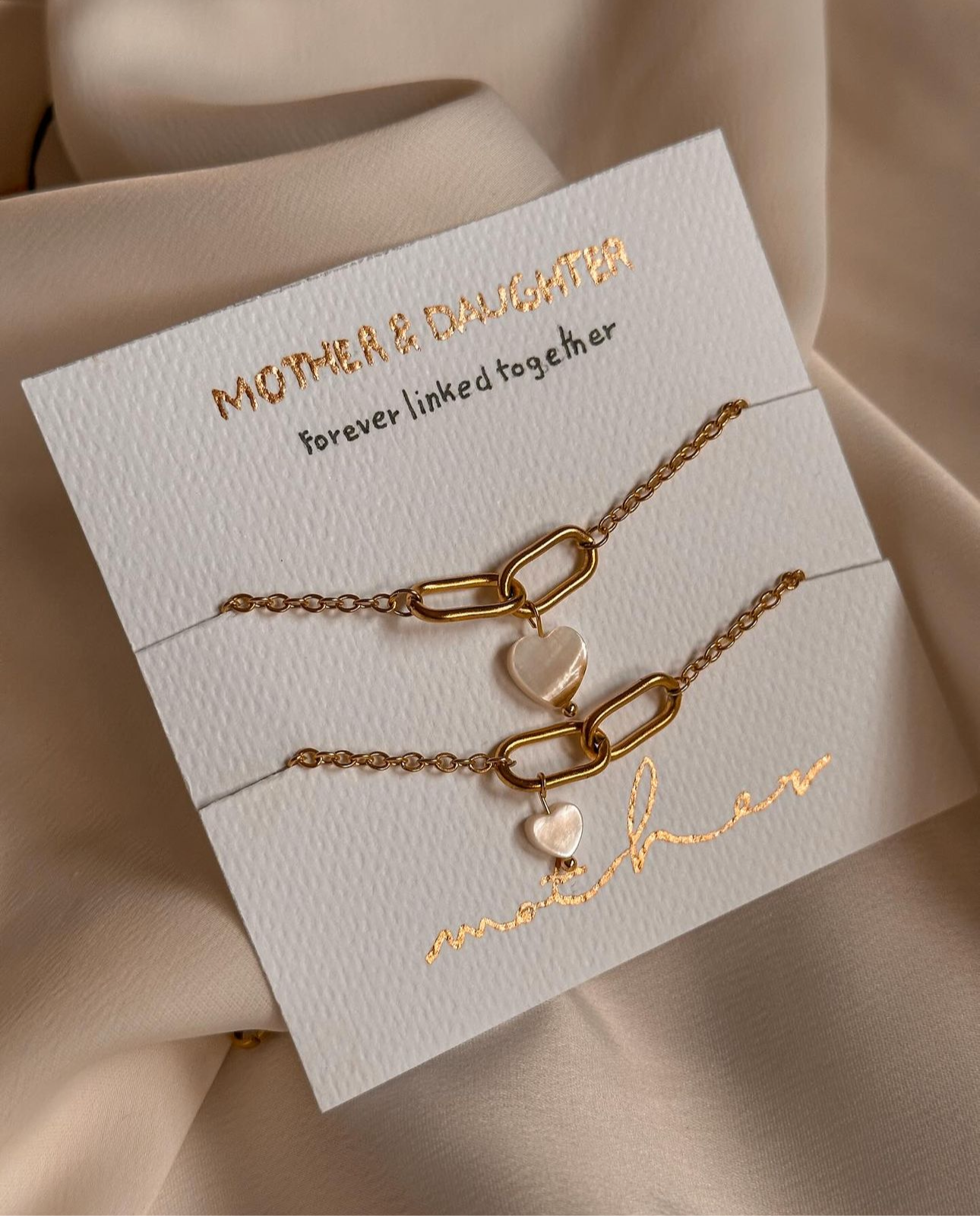 Mom and daughter, sisters or friends bracelet